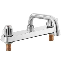Regency Plumbing & Hardware Regency Deck Mount Faucet With 8" Swing Spout And 8" Centers -T&S Brass Shop 2188999