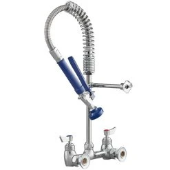 Waterloo 1.15 GPM Low Profile Wall-Mounted Pre-Rinse Faucet With 8" Centers -T&S Brass Shop 2205819