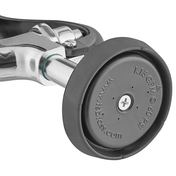 T&S Brass And Bronze Works Equip By T&S 5PR-8W14 Wall Mounted 35 3/4" High Pre-Rinse Faucet With 8" Adjustable Centers, 44" Hose, 14" Add-On Faucet, And 6" Wall Bracket 7 T&S Brass And Bronze Works Equip By T&S 5PR-8W14 Wall Mounted 35 3/4" High Pre-Rinse Faucet With 8" Adjustable Centers, 44" Hose, 14" Add-On Faucet, And 6" Wall Bracket - Image 5