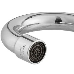 Regency Plumbing & Hardware Regency Wall Mount Faucet With 3 1/2" Swivel Gooseneck Spout, 8" Centers, And Install Kit -T&S Brass Shop 2215037