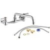 Regency Plumbing & Hardware Regency Wall Mount Faucet With 12" Swing Spout, 8" Centers, And Install Kit 1 Regency Plumbing & Hardware Regency Wall Mount Faucet With 12" Swing Spout, 8" Centers, And Install Kit -T&S Brass Shop 2217165