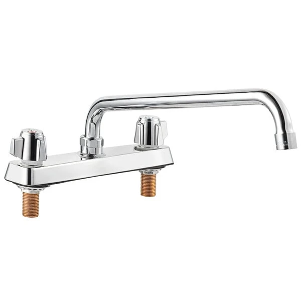Regency Plumbing & Hardware Regency Deck Mount Faucet With 14" Swing Spout And 8" Centers 4 Regency Plumbing & Hardware Regency Deck Mount Faucet With 14" Swing Spout And 8" Centers - Image 2