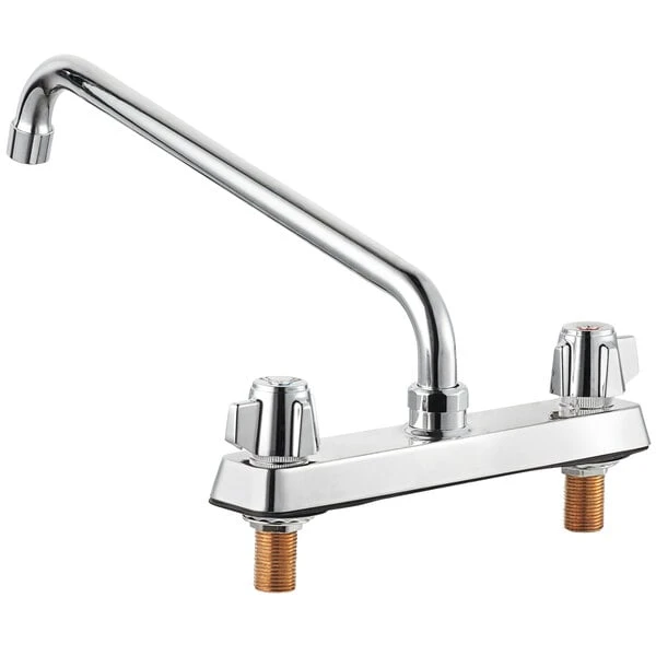 Regency Plumbing & Hardware Regency Deck Mount Faucet With 14" Swing Spout And 8" Centers 5 Regency Plumbing & Hardware Regency Deck Mount Faucet With 14" Swing Spout And 8" Centers - Image 3