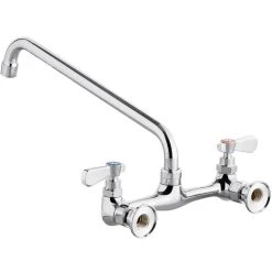 Regency Plumbing & Hardware Regency Wall Mount Faucet With 14" Swing Spout And 8" Centers -T&S Brass Shop 2225331