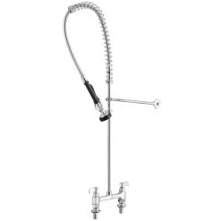 Regency Plumbing & Hardware Regency 1.15 GPM Deck Mount Pre-Rinse Faucet With 8" Centers -T&S Brass Shop 2235873