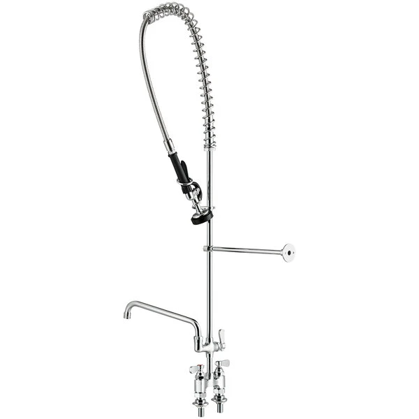 Regency Plumbing & Hardware Regency 1.15 GPM Deck Mount Pre-Rinse Faucet With 12" Add-On Faucet And 4" Centers 5 Regency Plumbing & Hardware Regency 1.15 GPM Deck Mount Pre-Rinse Faucet With 12" Add-On Faucet And 4" Centers - Image 3