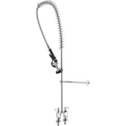 Regency Plumbing & Hardware Regency 1.15 GPM Deck Mount Pre-Rinse Faucet With 4" Centers -T&S Brass Shop 2253047