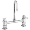 T&S Brass And Bronze Works Equip By T&S 5F-8DLX03 Deck Mounted Faucet With 2 13/16" Gooseneck Spout, 8" Centers, Laminar Flow Device, And Lever Handles 2 T&S Brass And Bronze Works Equip By T&S 5F-8DLX03 Deck Mounted Faucet With 2 13/16" Gooseneck Spout, 8" Centers, Laminar Flow Device, And Lever Handles -T&S Brass Shop 2255019