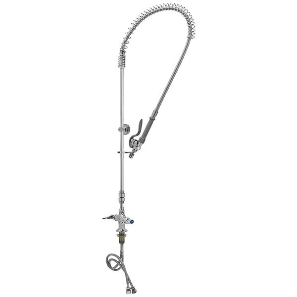 T&S Brass And Bronze Works T&S B-0113-CR-BVB-A Deck Mount Single Hole 2.2 GPM Pre-Rinse Faucet With 6" Wall Bracket, Vacuum Breaker, And Cerama Cartridges 3 T&S Brass And Bronze Works T&S B-0113-CR-BVB-A Deck Mount Single Hole 2.2 GPM Pre-Rinse Faucet With 6" Wall Bracket, Vacuum Breaker, And Cerama Cartridges