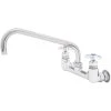 T&S Brass And Bronze Works T&S B-0290-CVH Wall Mount Big Flo Kettle And Pot Sink Mixing Faucet With 8" Adjustable Centers, 12" Big Flo Swing Nozzle, Check Valves, And 00LL Street Elbows 1 T&S Brass And Bronze Works T&S B-0290-CVH Wall Mount Big Flo Kettle And Pot Sink Mixing Faucet With 8" Adjustable Centers, 12" Big Flo Swing Nozzle, Check Valves, And 00LL Street Elbows -T&S Brass Shop 2256547