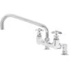 T&S Brass And Bronze Works T&S B-0293 18" Deck Mounted Big Flo Mixing Faucet With 8" Centers -T&S Brass Shop 2256550