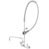T&S Brass And Bronze Works T&S B-0133-01-CR-8C EasyInstall Wall Mounted 37 3/4" High Pre-Rinse Faucet With Adjustable 8" Centers, Ergonomic Low Flow Spray Valve, 56" Hose, 14" Add-On Faucet, And 9" Wall Bracket 2 T&S Brass And Bronze Works T&S B-0133-01-CR-8C EasyInstall Wall Mounted 37 3/4" High Pre-Rinse Faucet With Adjustable 8" Centers, Ergonomic Low Flow Spray Valve, 56" Hose, 14" Add-On Faucet, And 9" Wall Bracket -T&S Brass Shop 2256663