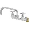 T&S Brass And Bronze Works T&S B-0290-112X Wall Mount Kettle And Pot Sink Mixing Faucet With 8" Adjustable Centers, 10" Big Flo Swing Nozzle, And 00LL Street Elbows 1 T&S Brass And Bronze Works T&S B-0290-112X Wall Mount Kettle And Pot Sink Mixing Faucet With 8" Adjustable Centers, 10" Big Flo Swing Nozzle, And 00LL Street Elbows -T&S Brass Shop 2256682