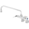 T&S Brass And Bronze Works T&S B-0241 Wall Mounted Pantry Faucet With 4" Adjustable Centers, 12" Swing Nozzle, Eterna Cartridges, And Built-In Stops 2 T&S Brass And Bronze Works T&S B-0241 Wall Mounted Pantry Faucet With 4" Adjustable Centers, 12" Swing Nozzle, Eterna Cartridges, And Built-In Stops -T&S Brass Shop 2256691