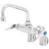 T&S Brass And Bronze Works T&S B-0242 Wall Mounted Pantry Faucet With Adjustable Centers, 6" Swing Nozzle, Eterna Cartridges, And Built-In Stops