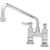T&S Brass And Bronze Works T&S B-2283-065X Deck Mounted Faucet With 18" Swing Nozzle, 4" Adjustable Centers, 17.9 GPM Stream Regulator Outlet, Eterna Cartridges, And Lever Handles -T&S Brass Shop 2257386