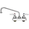 T&S Brass And Bronze Works T&S B-2391 Deck Mounted Workboard Faucet With 14" Swing Nozzle, 4" Centers, 2.2 GPM Aerator, Eterna Cartridges, And Lever Handles