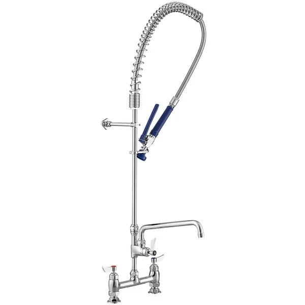 Waterloo 1.15 GPM Deck-Mounted Pre-Rinse Faucet With 8" Centers And 12" Add-On Faucet 4 Waterloo 1.15 GPM Deck-Mounted Pre-Rinse Faucet With 8" Centers And 12" Add-On Faucet - Image 2