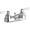 Elkay LK403L2 Deck Mount Chrome Faucet With Pop-Up Drain, 2" Lever Handles, And 4" Centers 1 Elkay LK403L2 Deck Mount Chrome Faucet With Pop-Up Drain, 2" Lever Handles, And 4" Centers -T&S Brass Shop 2273810
