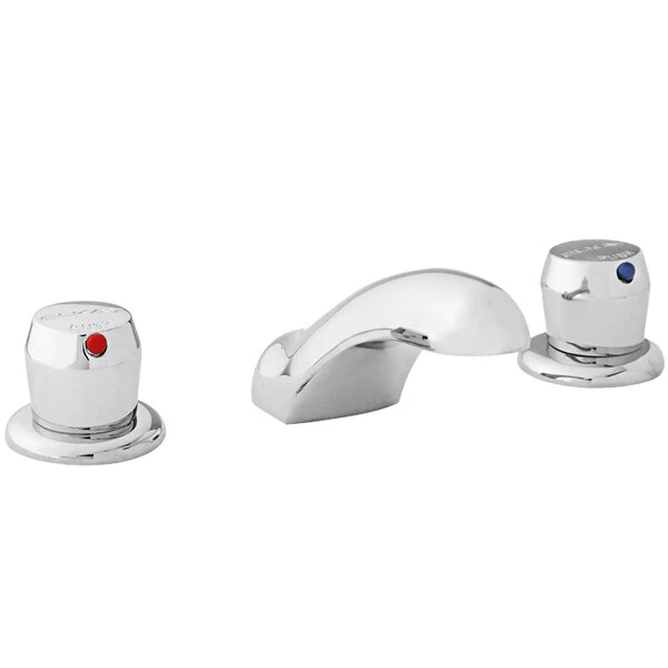 Elkay LK651 Concealed Deck Mount Chrome Metered Vandal-Resistant Lavatory Faucet With Push Button Handles And 4" Centers 3 Elkay LK651 Concealed Deck Mount Chrome Metered Vandal-Resistant Lavatory Faucet With Push Button Handles And 4" Centers