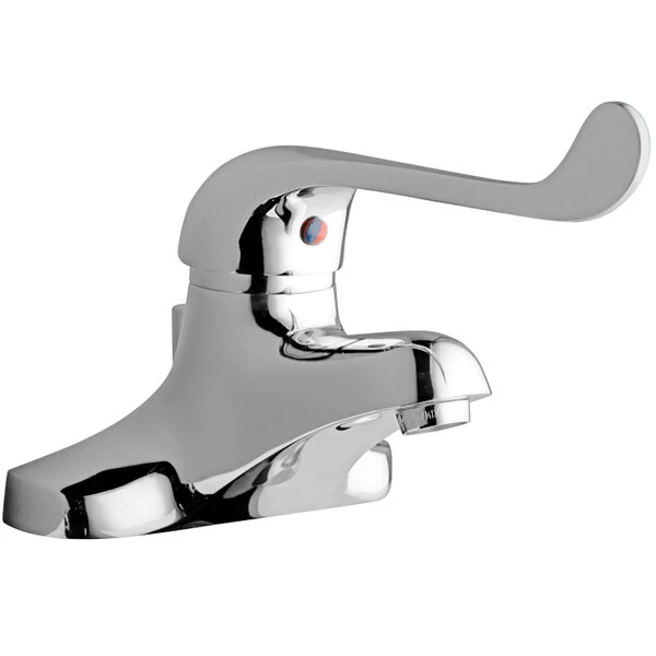 Elkay LK423L7 Deck Mount Chrome Faucet With Pop-Up Drain, 7" Wristblade Handle, And 2" Centers 3 Elkay LK423L7 Deck Mount Chrome Faucet With Pop-Up Drain, 7" Wristblade Handle, And 2" Centers