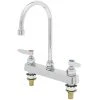 T&S Brass And Bronze Works T&S B-1142-XS Deck Mount Workboard Faucet With 8" Centers, 5 3/4" Gooseneck, Escutcheon, And Tailpieces 1 T&S Brass And Bronze Works T&S B-1142-XS Deck Mount Workboard Faucet With 8" Centers, 5 3/4" Gooseneck, Escutcheon, And Tailpieces -T&S Brass Shop 2282635