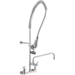 T&S Brass And Bronze Works T&S B-0133-ADF12-B EasyInstall Wall Mounted 37 9/16" High Pre-Rinse Faucet With Adjustable 8" Centers, 1.15 GPM Spray Valve, 44" Hose, 12" Add-On Faucet, And 6" Wall Bracket 8 T&S Brass And Bronze Works T&S B-0133-ADF12-B EasyInstall Wall Mounted 37 9/16" High Pre-Rinse Faucet With Adjustable 8" Centers, 1.15 GPM Spray Valve, 44" Hose, 12" Add-On Faucet, And 6" Wall Bracket -T&S Brass Shop 2286055