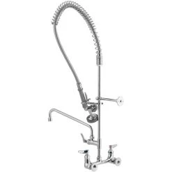 T&S Brass And Bronze Works T&S B-0133-ADF12-B EasyInstall Wall Mounted 37 9/16" High Pre-Rinse Faucet With Adjustable 8" Centers, 1.15 GPM Spray Valve, 44" Hose, 12" Add-On Faucet, And 6" Wall Bracket 9 T&S Brass And Bronze Works T&S B-0133-ADF12-B EasyInstall Wall Mounted 37 9/16" High Pre-Rinse Faucet With Adjustable 8" Centers, 1.15 GPM Spray Valve, 44" Hose, 12" Add-On Faucet, And 6" Wall Bracket -T&S Brass Shop 2286056