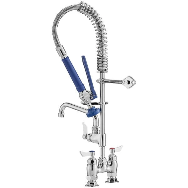 Waterloo 1.15 GPM Low Profile Deck-Mounted Pre-Rinse Faucet With 4" Centers And 8" Add-On Faucet 5 Waterloo 1.15 GPM Low Profile Deck-Mounted Pre-Rinse Faucet With 4" Centers And 8" Add-On Faucet - Image 3