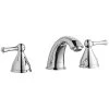 Elkay LK804F Concealed Deck Mount Chrome Lavatory Faucet With Lever Handles And Adjustable Centers