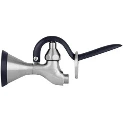 T&S Brass And Bronze Works Eversteel By T&S S-0107-Y Stainless Steel Blue 1.15 GPM Spray Valve With Integrated Spray Face And Bumper