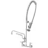 T&S Brass And Bronze Works T&S B-0133-U12-CR-B Ultrarinse 8" Wall Mount Mixing Faucet With 12" Swing Nozzle And Pre-Rinse Unit With 1.15 GPM Spray Valve -T&S Brass Shop 2375073