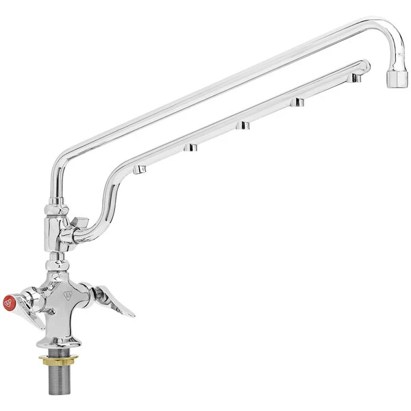 T&S Brass And Bronze Works T&S B-0200-U18 Ultrarinse Single Hole Deck Mount Mixing Faucet With 18" Swing Nozzle And 16" 1.5 GPM Sprayer Arm 3 T&S Brass And Bronze Works T&S B-0200-U18 Ultrarinse Single Hole Deck Mount Mixing Faucet With 18" Swing Nozzle And 16" 1.5 GPM Sprayer Arm