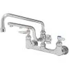 T&S Brass And Bronze Works T&S B-0231-U12 Ultrarinse 8" Wall Mount Mixing Faucet With 12" Swing Nozzle And 10" 1.5 GPM Sprayer Arm 2 T&S Brass And Bronze Works T&S B-0231-U12 Ultrarinse 8" Wall Mount Mixing Faucet With 12" Swing Nozzle And 10" 1.5 GPM Sprayer Arm -T&S Brass Shop 2375553