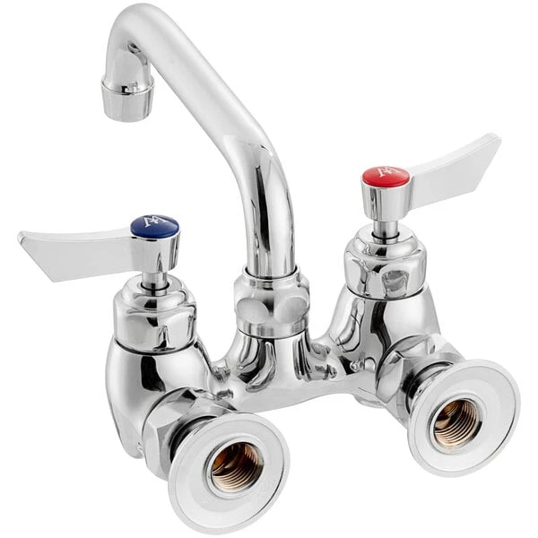 Waterloo Wall-Mounted Faucet With 4" Centers And 6" Swing Spout 5 Waterloo Wall-Mounted Faucet With 4" Centers And 6" Swing Spout - Image 3