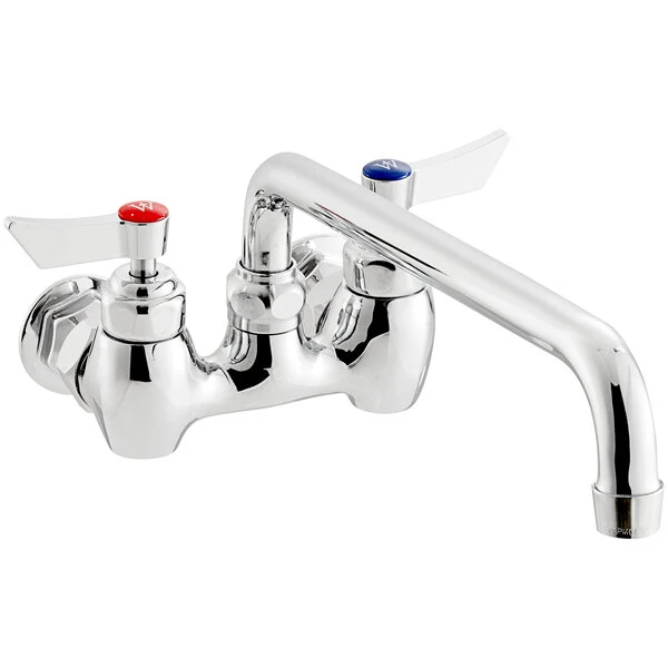 Waterloo Wall-Mounted Faucet With 4" Centers And 12" Swing Spout 4 Waterloo Wall-Mounted Faucet With 4" Centers And 12" Swing Spout - Image 2