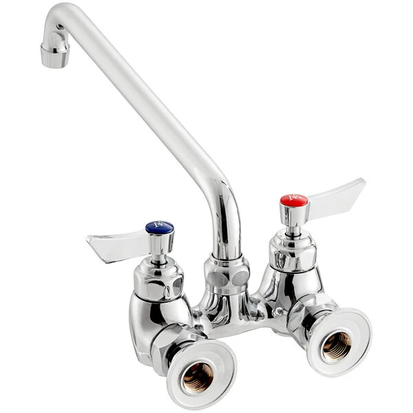 Waterloo Wall-Mounted Faucet With 4" Centers And 12" Swing Spout 5 Waterloo Wall-Mounted Faucet With 4" Centers And 12" Swing Spout - Image 3
