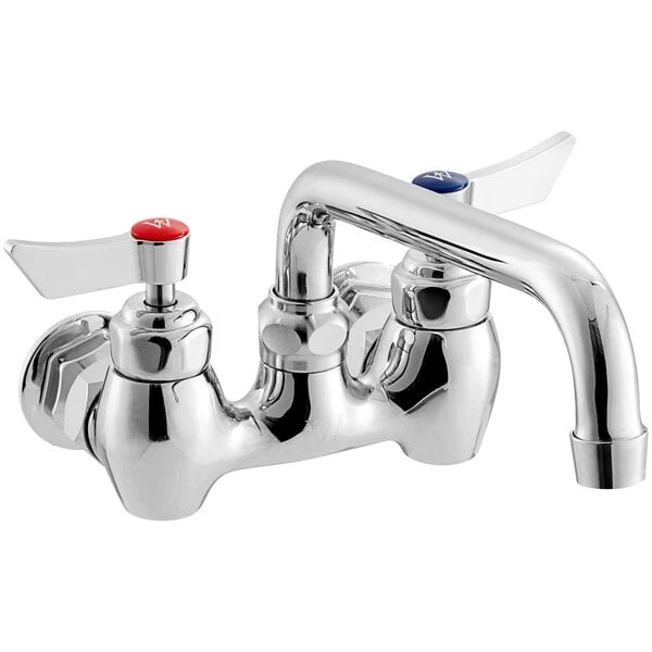Waterloo Wall-Mounted Faucet With 4" Centers And 8" Swing Spout 4 Waterloo Wall-Mounted Faucet With 4" Centers And 8" Swing Spout - Image 2