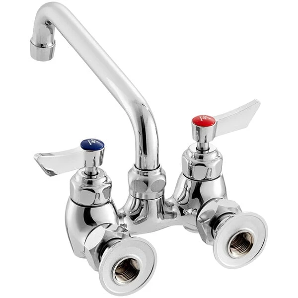 Waterloo Wall-Mounted Faucet With 4" Centers And 8" Swing Spout 5 Waterloo Wall-Mounted Faucet With 4" Centers And 8" Swing Spout - Image 3