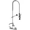 Chicago Faucet Company Chicago Faucets 510-G613L12XKCAB Pre-Rinse Wall-Mounted Faucet With 8" Adjustable Centers And 12" L-Type Swing Spout -T&S Brass Shop 2430649