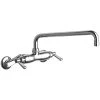 Chicago Faucet Company Chicago Faucets 445-L12ABCP 2.2 GPM Wall-Mounted Faucet With Adjustable Centers And 12" L-Type Swing Spout 1 Chicago Faucet Company Chicago Faucets 445-L12ABCP 2.2 GPM Wall-Mounted Faucet With Adjustable Centers And 12" L-Type Swing Spout -T&S Brass Shop 2434011