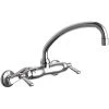 Chicago Faucet Company Chicago Faucets 445-L9E35ABCP 1.5 GPM Wall-Mounted Faucet With Adjustable Centers And 9 1/2" L-Type Swing Spout -T&S Brass Shop 2434012