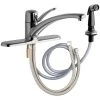 Chicago Faucet Company Chicago Faucets 2301-8ABCP Deck-Mounted Faucet With 8" Centers And Side Spray 2 Chicago Faucet Company Chicago Faucets 2301-8ABCP Deck-Mounted Faucet With 8" Centers And Side Spray -T&S Brass Shop 2434039