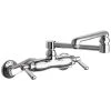 Chicago Faucet Company Chicago Faucets 445-DJ13E1ABCP Wall-Mounted Faucet With Adjustable Centers And 13" Double-Jointed Swing Spout 2 Chicago Faucet Company Chicago Faucets 445-DJ13E1ABCP Wall-Mounted Faucet With Adjustable Centers And 13" Double-Jointed Swing Spout -T&S Brass Shop 2434065