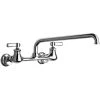 Chicago Faucet Company Chicago Faucets 540-LDL12HFAB Wall-Mounted Faucet With 8" Centers And 12" L-Type Swing Spout 2 Chicago Faucet Company Chicago Faucets 540-LDL12HFAB Wall-Mounted Faucet With 8" Centers And 12" L-Type Swing Spout -T&S Brass Shop 2434124