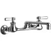 Chicago Faucet Company Chicago Faucets 540-LDABCP 2.2 GPM Wall-Mounted Faucet With Adjustable Centers And 6" S-Type Swing Spout 2 Chicago Faucet Company Chicago Faucets 540-LDABCP 2.2 GPM Wall-Mounted Faucet With Adjustable Centers And 6" S-Type Swing Spout -T&S Brass Shop 2434143