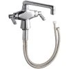 Chicago Faucet Company Chicago Faucets 51-E35ABCP Deck-Mounted Faucet With 6" S-Type Swing Spout -T&S Brass Shop 2435538