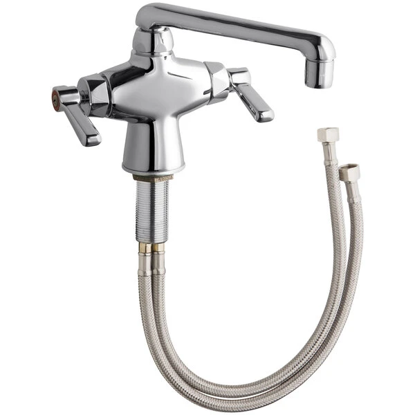 Chicago Faucet Company Chicago Faucets 51-E35ABCP Deck-Mounted Faucet With 6" S-Type Swing Spout 3 Chicago Faucet Company Chicago Faucets 51-E35ABCP Deck-Mounted Faucet With 6" S-Type Swing Spout