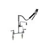 Chicago Faucet Company Chicago Faucets 509-SSVBL12XKCAB Deck-Mounted Pre-Rinse Faucet With 8" Fixed Centers And Inline Vacuum Breaker -T&S Brass Shop 2446118