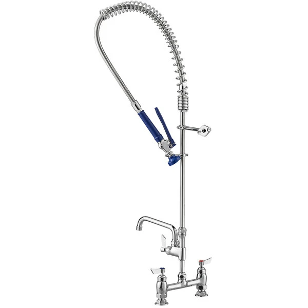 Waterloo 1.15 GPM Deck-Mounted Pre-Rinse Faucet With 8" Centers And 6" Add-On Faucet 4 Waterloo 1.15 GPM Deck-Mounted Pre-Rinse Faucet With 8" Centers And 6" Add-On Faucet - Image 2